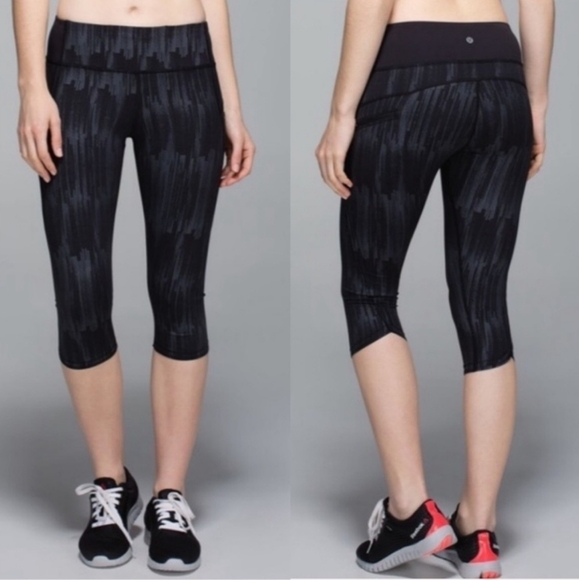 Lululemon Run Top Speed Crops Scratch Match Heathered‎ - Picture 1 of 7